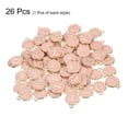 thumbnail image 3 of Alphabet A-Z Enamel Letter Charm Jewelry Charm Enamel Initial Charm Gold Light Pink Pendant Charm, 26 Pack, 3 of 6