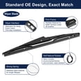 thumbnail image 5 of Unique Bargains Rear Windshield Wiper Blade Arm Set for Hyundai Santafe 2007-2012 for Hyundai Accent Hatchback 2007-2012, 5 of 6