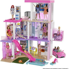 Barbie Dreamhouse (43 inch) Dollhouse with Pool, Slide, Elevator, Lights & Sounds, New for 2021