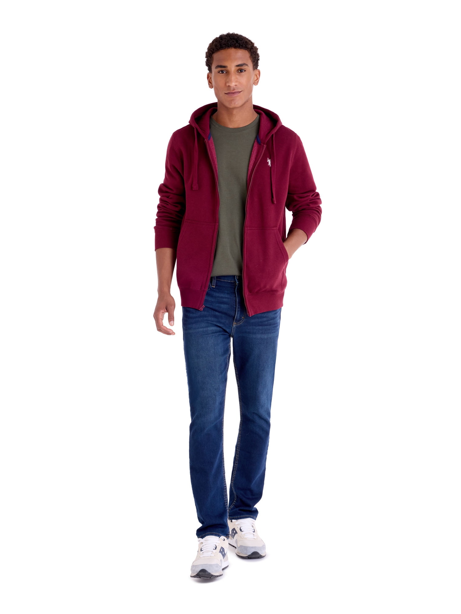 U.S. Polo Assn. Men's Everyday Full Zip Fleece Hoodie