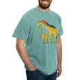 thumbnail image 4 of CafePress - I Love Giraffes T Shirt - Mens Comfort Colors Shirt, 4 of 5