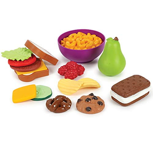 Learning Resources New Sprouts Complete Play Food Set, 50 Pieces,Assorted
