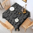 thumbnail image 2 of Bat Silhouette Halloween Pattern Square Tablecloth,Waterproof Square Table Cover,Wipeable Spillproof Washable Table Cover for Home Kitchen Party Decor 42"X42"(107x107cm), 2 of 6