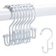 thumbnail image 1 of Shower Curtain Rings, Double Shower Curtain Hooks, 1 of 4