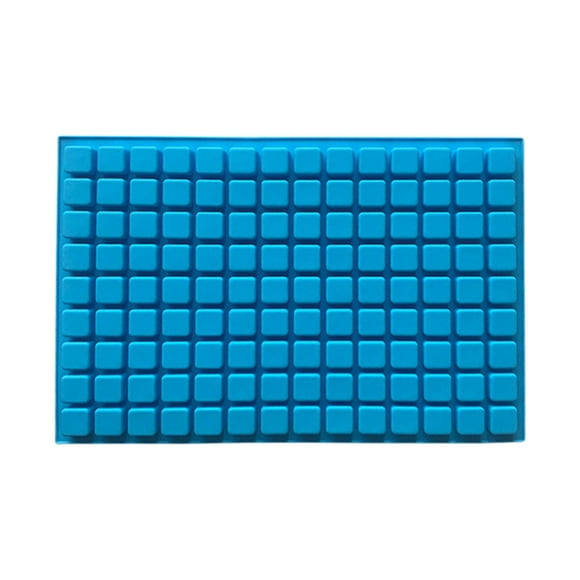 Binwennn Star Ice Clear Ice Silicone Mini Square Chocolate 126 Cavity Tray Candy For Homemade Gummy Jelly Caramels