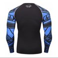 thumbnail image 3 of iixpin Men's Long Sleeve Upf 50+ Swim Top Quick Dry Workout Athletic Shirts Surfing Rashguard Shirts Type D L, 3 of 4
