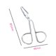 thumbnail image 2 of New Scissors Flat Tip Eyebrow Tweezers Clamp Clipper Stainless Removal Tool,, 2 of 3