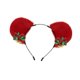 thumbnail image 4 of Diadema con orejas de animales Strade Fareast Limited Navidad Rojo 24 cm x 17 cm, 4 of 8