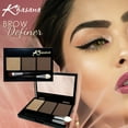 thumbnail image 7 of Khasana Long Lasting Brow Powder, Soft and Natural Eyebrow Makeup Kit, Enhance & Define Brows, Includes Applicator Brush #3 Dark, 7 of 7