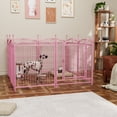 thumbnail image 2 of 32 inch 8 Panels Dog Playpen Indoor Pet Dog Fence Outdoor Exercise Pen with Doors for Dog Fence Puppy Pen, 2 of 6