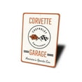 thumbnail image 4 of Corvette Sports Car Novelty Decor, Metal Wall Sign - 10x14 Inches, 4 of 4