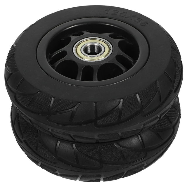 OUNONA 2 Pcs Roulettes pour Chariots de Courses Résistance à l'Usure 125X125X35Mm 4 Pouces