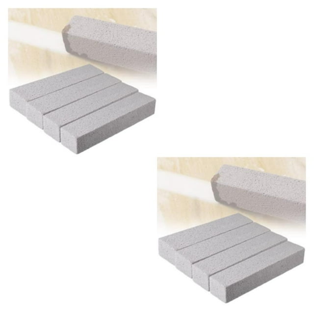 tamizeot 4pcs/set Long Handle Pumice Scouring Stick For Quick And Easy Bathroom Cleaning Pumice Sticks 4pcs 2Set