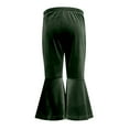 thumbnail image 3 of Mercatoo Kids Velvet Bell Bottom Pants Girls 1lowy Trendy Skinny Fleece Flare Leggings Fall Winter Casual Soft Wide Leg Trousers, 3 of 4