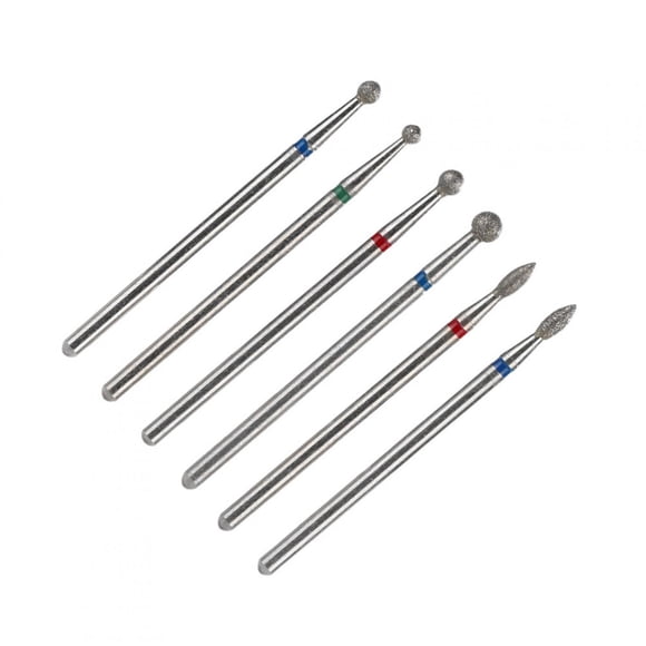 Brocas para manicura BuyWeek 6 piezas Accesorio para máquina de pedicura