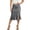 #126-Gray, variant on TaTaai Women's Satin Long Skirt with Side Zipper, Slit Hem, and Elegant Flowing Fit for Casual and Dressy Occasions Gift