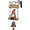 Style a, variant on Bee Sunflower Gnome Welcome Bell Wall Hanging Decor Handmade Resin Gnome Wind Chime Bell, Farmhouse Rustic Welcome Sign for Outdoor Porch, Patio, Yard, Garden Fence, Ideal Gardening Gifts