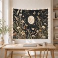 thumbnail image 5 of Luminous Moon With Mushrooms and Butterflies in a Starlit Scene, Dreamy Fantasy for Nature Lovers, Whimsical Botanical Wall Art, Birthday Gift, Tapestry Wall Hanging for Bedroom and Living Room, 5 of 7