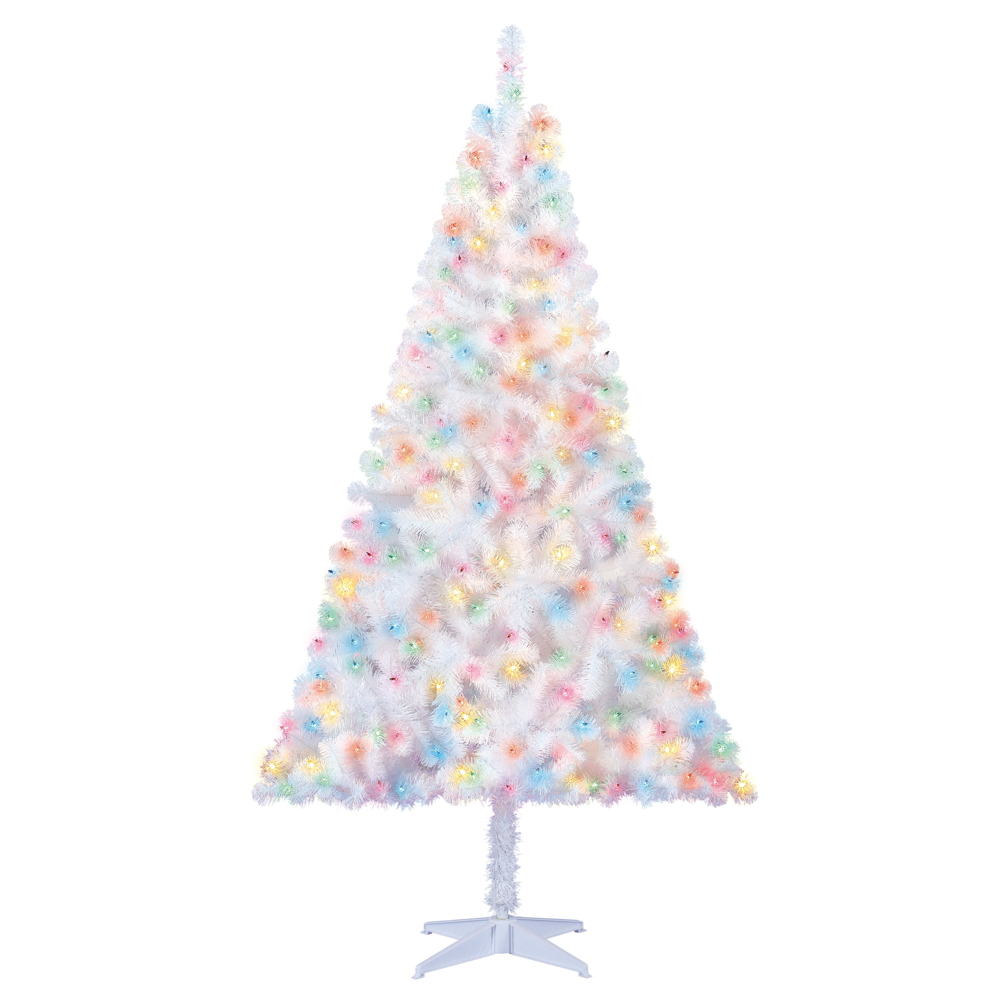 White Christmas Trees Walmart : Ge Pre Lit 7 White Winterberry