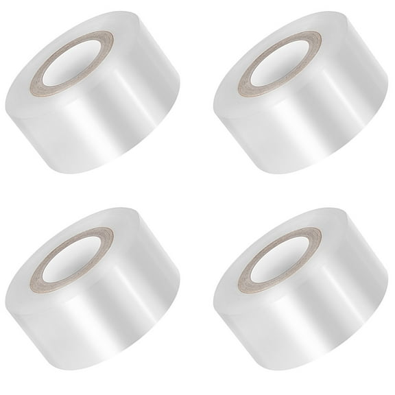 GOOHOCHY 4Pcs Clear Thin Floral Tape for Plants with Waterproof and Flexible Features