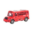 thumbnail image 3 of Kokiya Bus Toy Children Car Toy Inertia Car Vehicles, Pull Back Car for Kids Boys Girls Red, 3 of 9