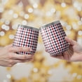 thumbnail image 5 of Christmas 12oz Stainless Steel Insulated Wine Tumbler with Lid and Straw – Double Wall Vacuum Mug for Hot & Cold Drinks, 304 Steel Interior, Sweat-Free Design, 5 of 5