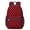 Red and Black, variant on Orange and White Checkered Pattern 17" School Backpacks for Teens,Waterproof Oxford Fabric,S-Shape Padded Straps for School,Travel,Hiking,Camping
