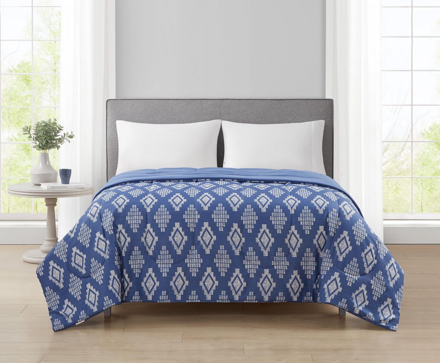 Edredon Gaia Bleu 1 place de Mainstays 1 pièce