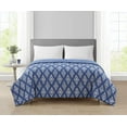thumbnail image 1 of Mainstays Gaia Blue Geo Comforter Twin, 1 of 4