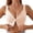 A-Beige586, variant on Daisy Bras For Older Women Front Closure Bralette With Scalloped Lace Wide Straps Removable Padding Wireless Comfort Bra
