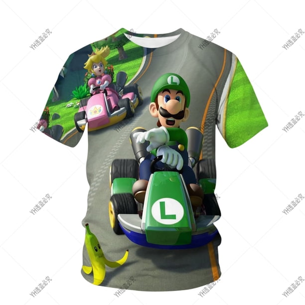 Camiseta de moda de Marios-bros para niños heqiyong CONDUJO