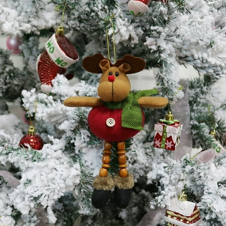 

AXXD Christmas Deco Hanging Ornaments Christmas Deco Elderly Snowman Elk Christmas Gift Small Pendant Plush Doll Christmas Tree Pendant Supplies Home Decor For Clearance