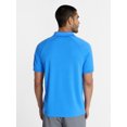 thumbnail image 3 of Athletic Works Men's and Big and Tall Men's Active Mesh Polo Shirt, Size XS-5XL, 3 of 5