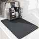 thumbnail image 3 of Tapete para café DYIOO para encimera de cocina, tapete para secar platos, absorbente y resistente a las manchas, accesorio de barra de café con reverso de goma impermeable, apto para cafeteras,, 3 of 8