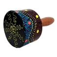 thumbnail image 7 of Balikraft Hand Made Wood Artisans "Marakas Ombak" Colorful Beach Ocean Premium Maracas Instrument Rumba, 7 of 7