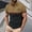 Black, variant on Short Sleeve T Shirts for Man Yellow Cow Collared Tops Paisley Boho Polos Dress Shirts for Men