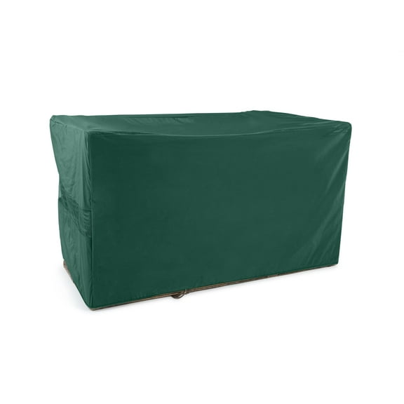 Covermates Classic Outdoor Modular Sectional Sofa Cover – Weather Resistant Patio Furniture Cover with Elastic Hem, Mesh Vents, Lightweight Vinyl, 84W x 38D x 35H, Green