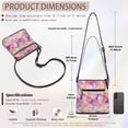 thumbnail image 7 of ZUXONGSY Galaxy Axolotl Mermaid Scale Print PU Crossbody Bags for Women Fashion Crossbody Handbag Messenger Bag Large Sling Hobo Bag with Zipper Pocket for Working Business, 7 of 7