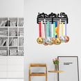 thumbnail image 6 of Women Climbing Medal Hanger Display Sports Medals Display Rack for DIY 60+ Medals Wall Mount Ribbon Display Holder Rack Hanger Decor Iron Hooks Gifts for DIY Climbing Lovers, 6 of 7