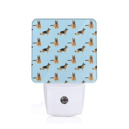 

Naloa German Shepherd Dog Night Lights Plug into Wall Dusk to Dawn Sensor Warm White Led Night Light 0.5W Nightlight suit for Adults Bedroom Bathroom Hallway Kitchen