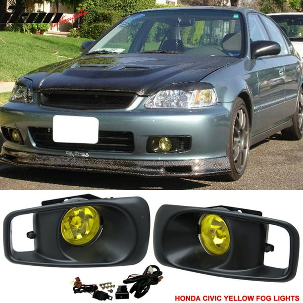 Compatible with 9900 Honda Civic EK JDM Driving Fog Lights Fog Lamp