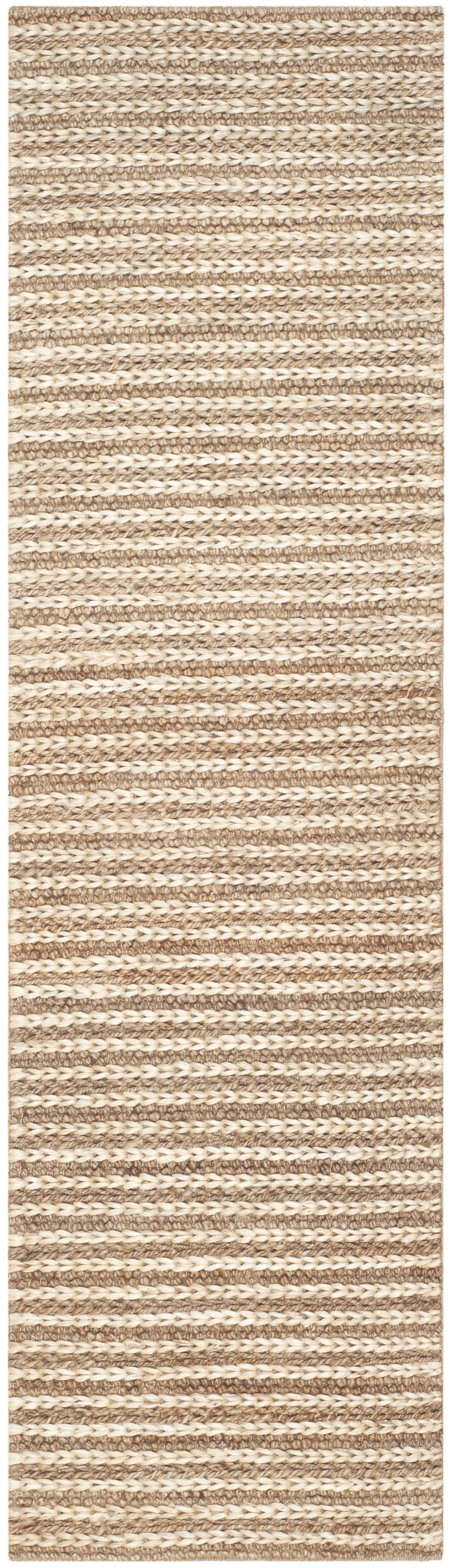 SAFAVIEH Natural Fiber Caymen Braided Jute Runner Rug, Natural, 2'3" x 10'