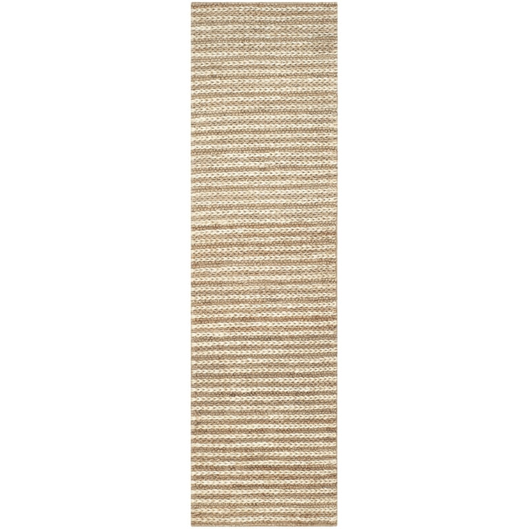 SAFAVIEH Natural Fiber Caymen Braided Jute Runner Rug, Natural, 2'3 x 8