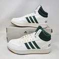 thumbnail image 1 of Men's Adi-das HOOPS 3.0 Mid Athletic Shoes / Green White Gum / IG5570 / Size 10.5, 1 of 6