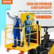 thumbnail image 2 of VEVOR Jaula de seguridad para montacargas, capacidad de carga de 1200 libras, plataforma de trabajo plegable para montacargas de 36 x 36 pulgadas con ruedas giratorias bloqueables, 2 of 9