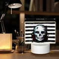 thumbnail image 6 of Fotbe Watercolor Skull Pattern Acrylic Night Light Gift with 3 Color ModesTouch-Sensitive LED Lamp Perfect Gift for Mother's Day, Birthday, or Christmas, 6 of 9
