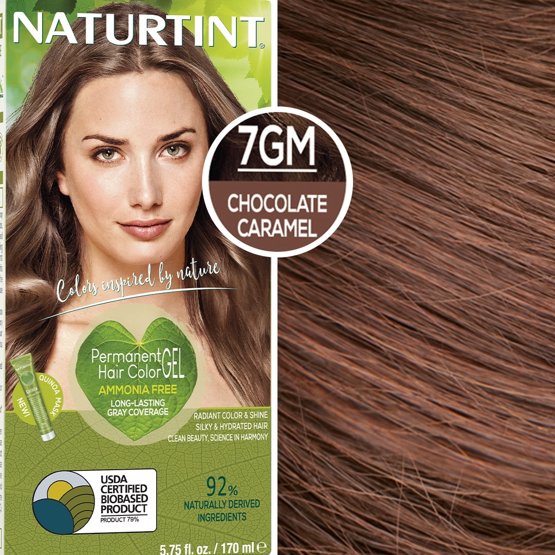 Naturtint Permanent Hair Color - 7GM Chocolate Caramel - Pack of 6 -  