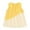 Yellow, variant on KAOOCXU Girl New Dress Patchwork Sleeveless O-Neck Simple Stylish Dresses Summer Cotton Sundress Kids Durable Playsuit Sunsuit Clothes