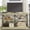 Ivory White, variant on iNSPIRE Q Cabana Industrial Console Table with Shelf, Brown