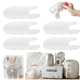 thumbnail image 2 of 100 fundas desechables transparentes para electrodomésticos de cocina, funda antipolvo pequeña de 31,5 pulgadas, elástica, 2 of 4
